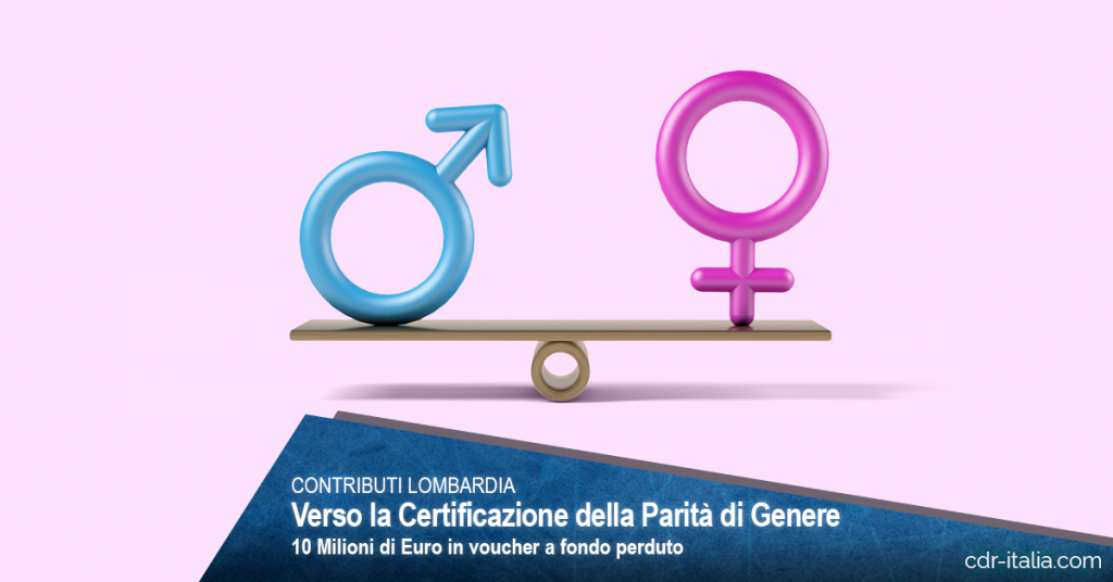 contributi a fondo perduto Lombardia voucher certificazione parità di genere